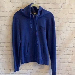 PINK brand blue and leopard print design